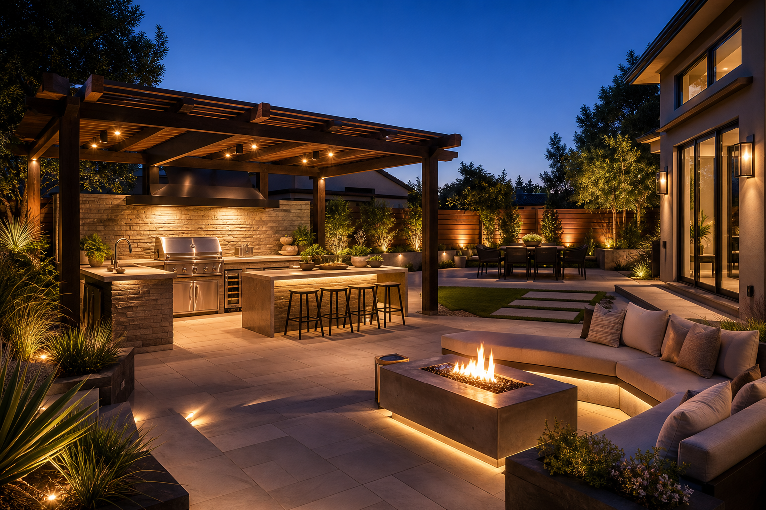 Backyard remodeling project