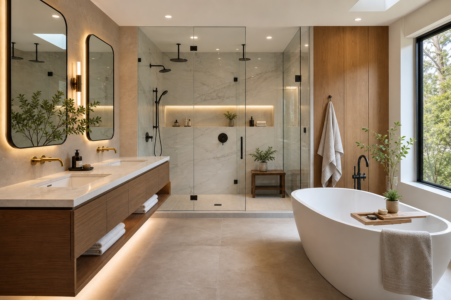 Premium bathroom remodeling project